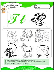 T Sesi Çalışma Sayfaları